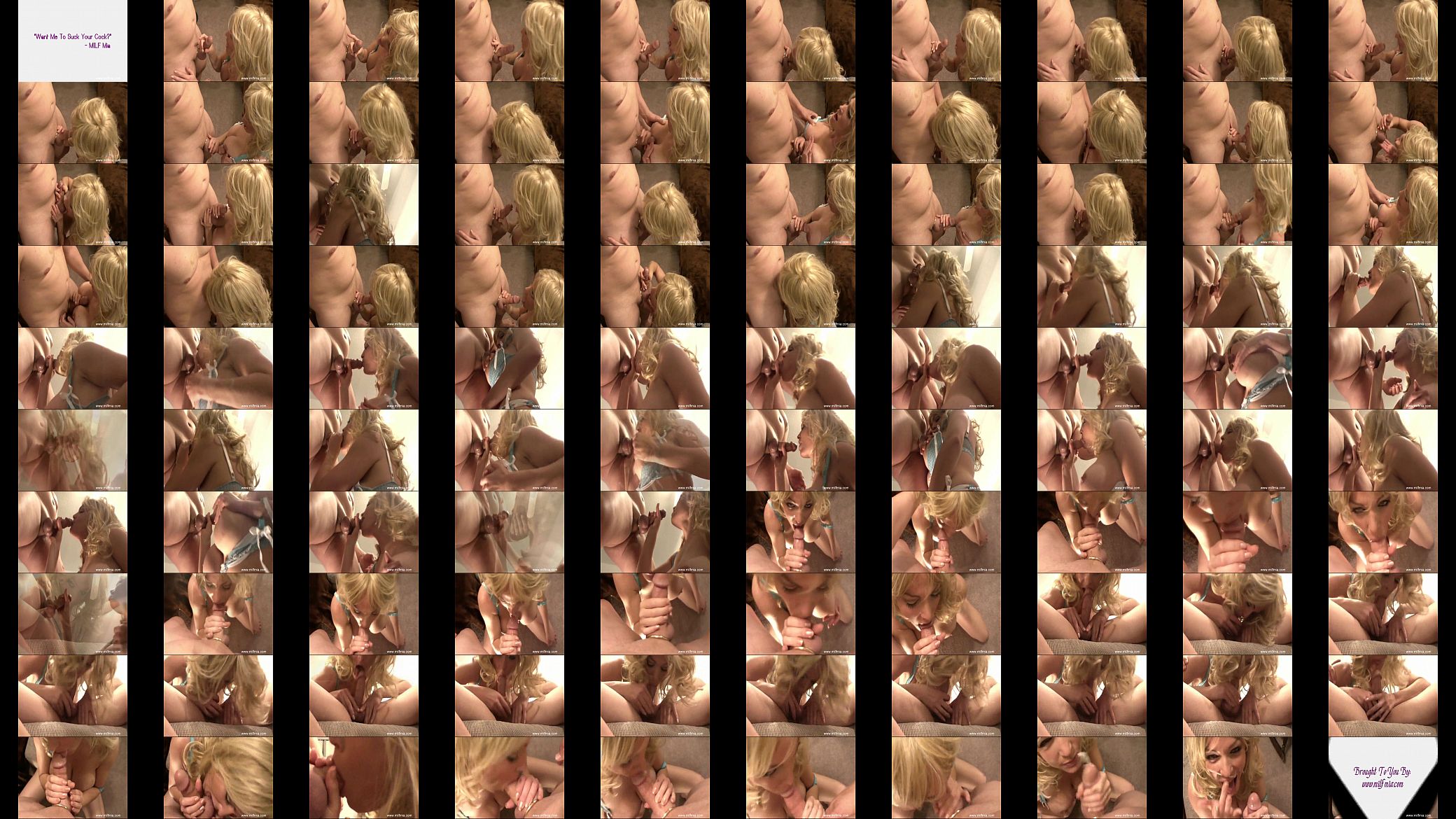 Amateur Blonde MILF Sucks So Good 预览图
