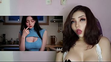 Busty Korean girl trying out a big cock - Generated by "Idol" Channel