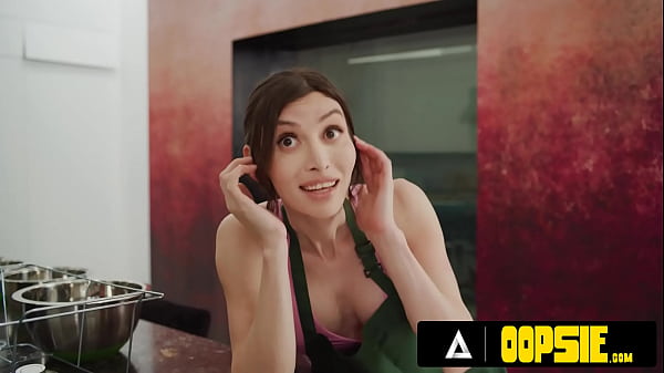 OOPSIE - Sexy Korra Del Rio & a Trans Colleague Smash Leana Lovings! They Got Caught By Their Boss!