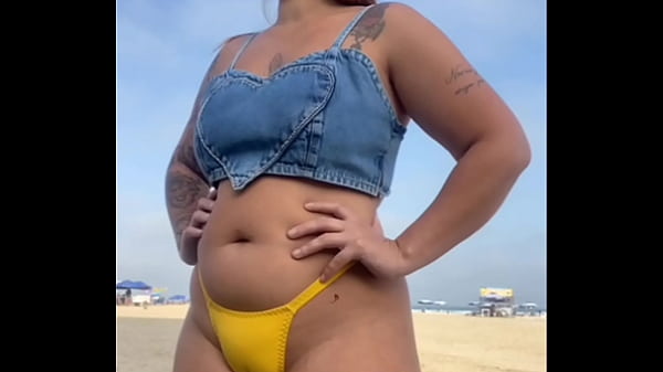 I MADE THE GUY GET HARD ON THE BEACH