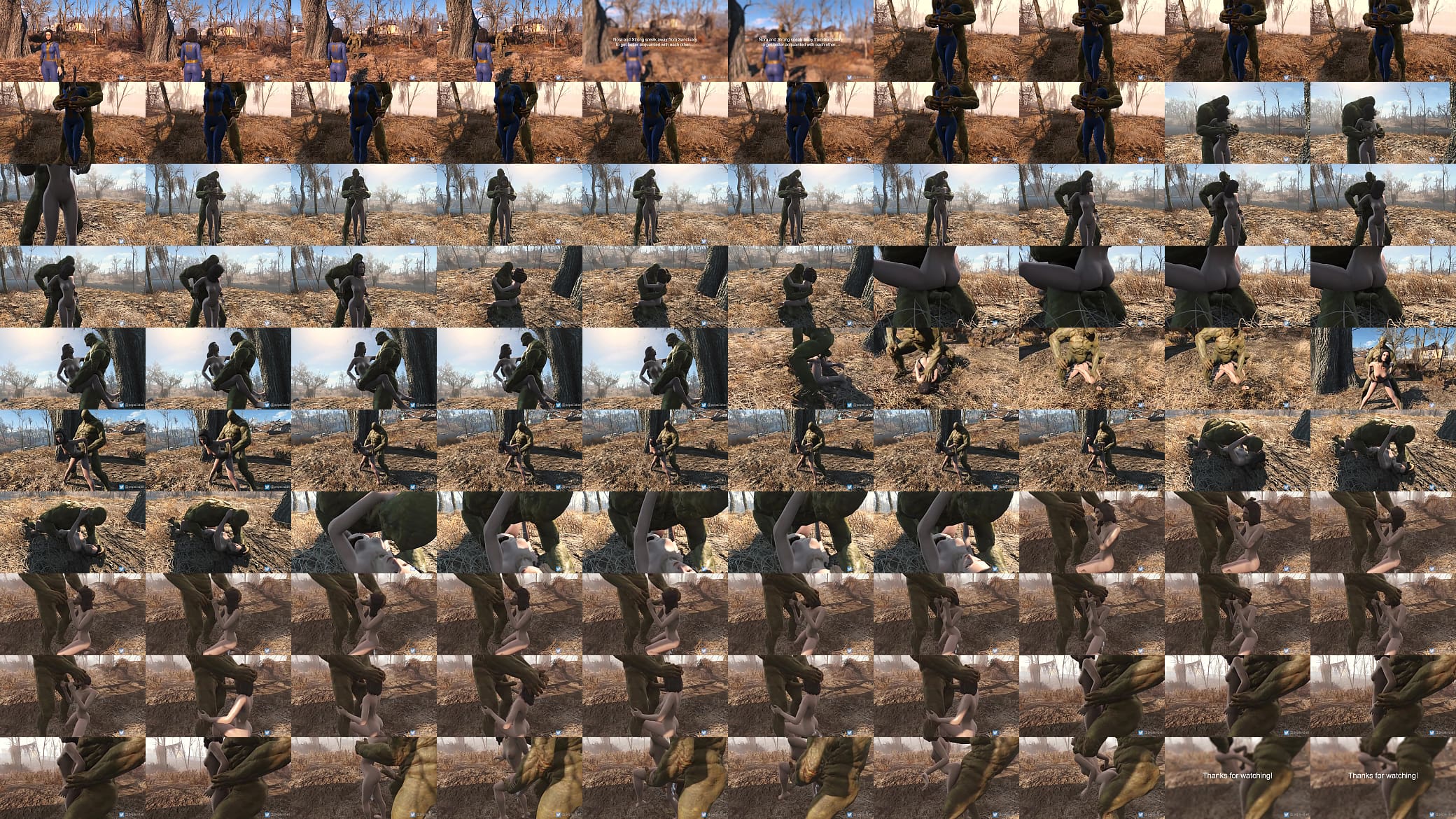 Fallout 4 Strong and Nora 预览图