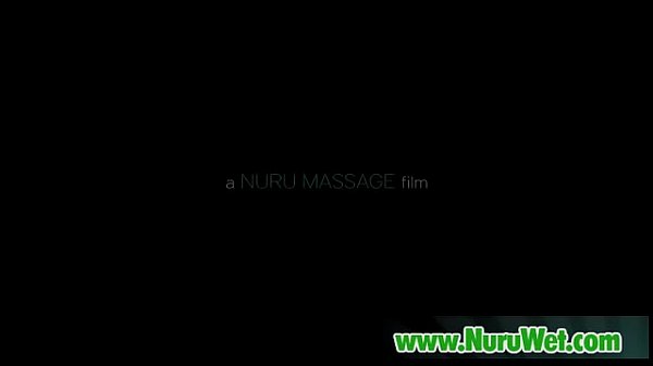 Hot asian masseuse gives pleasure in nuru massage 16