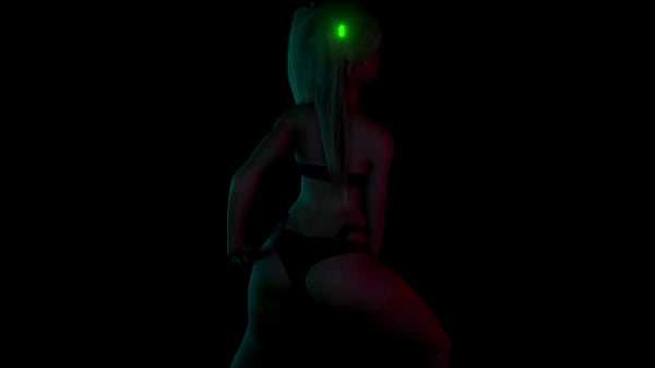 Rebecca, juicy young minx dances obscenely in the darkness