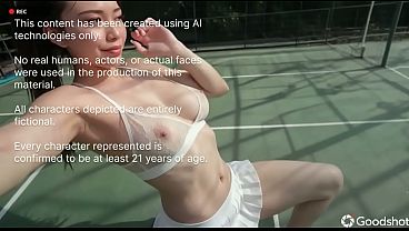 I play tennis to stay in shape for my videos, but my coach decided to surprise me&mdash;he bent me over and fucked me right there on the court.[AI]