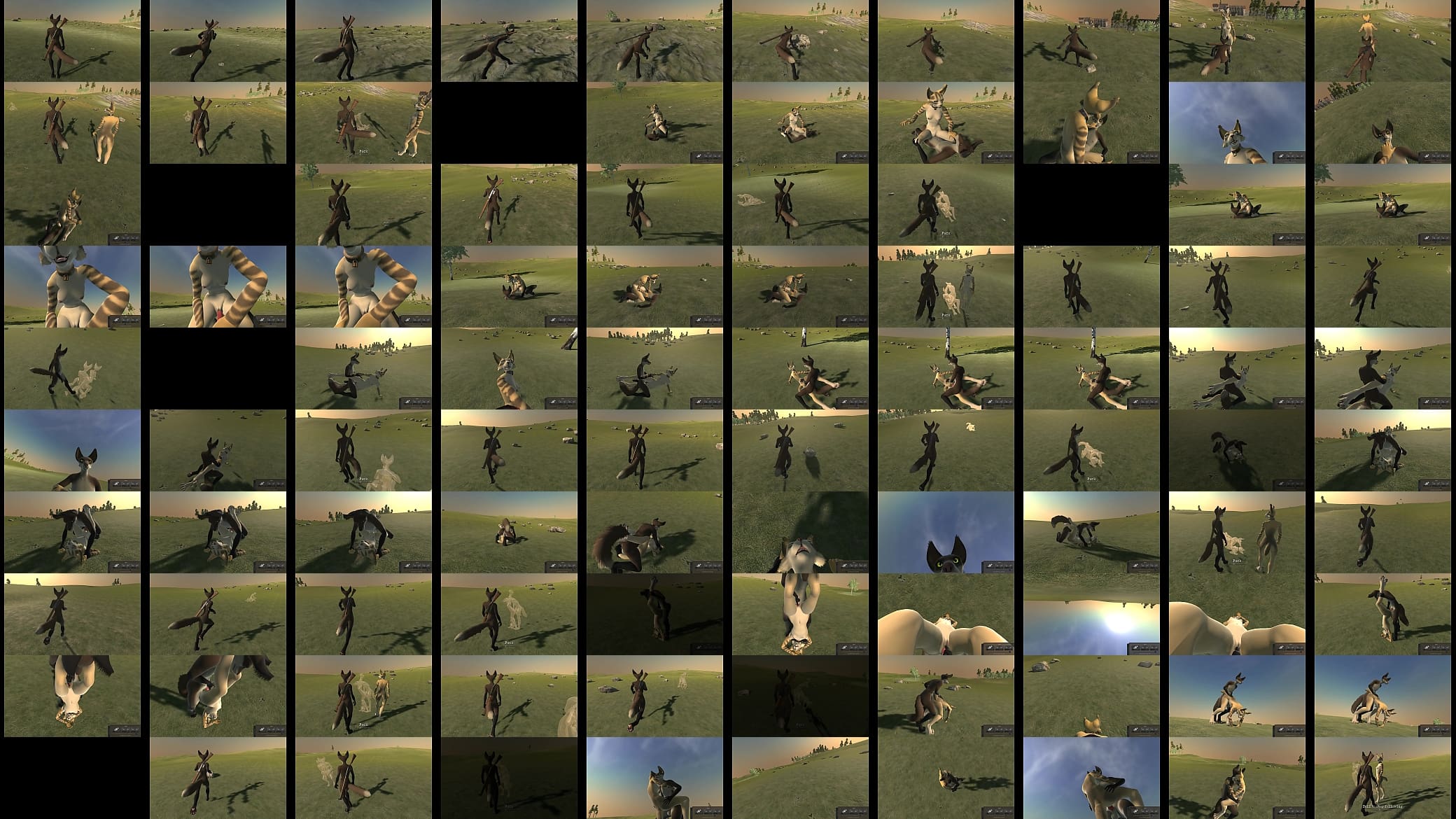 Playing &quot;Hunt and Snare&quot; and havind sex with furry woman 预览图