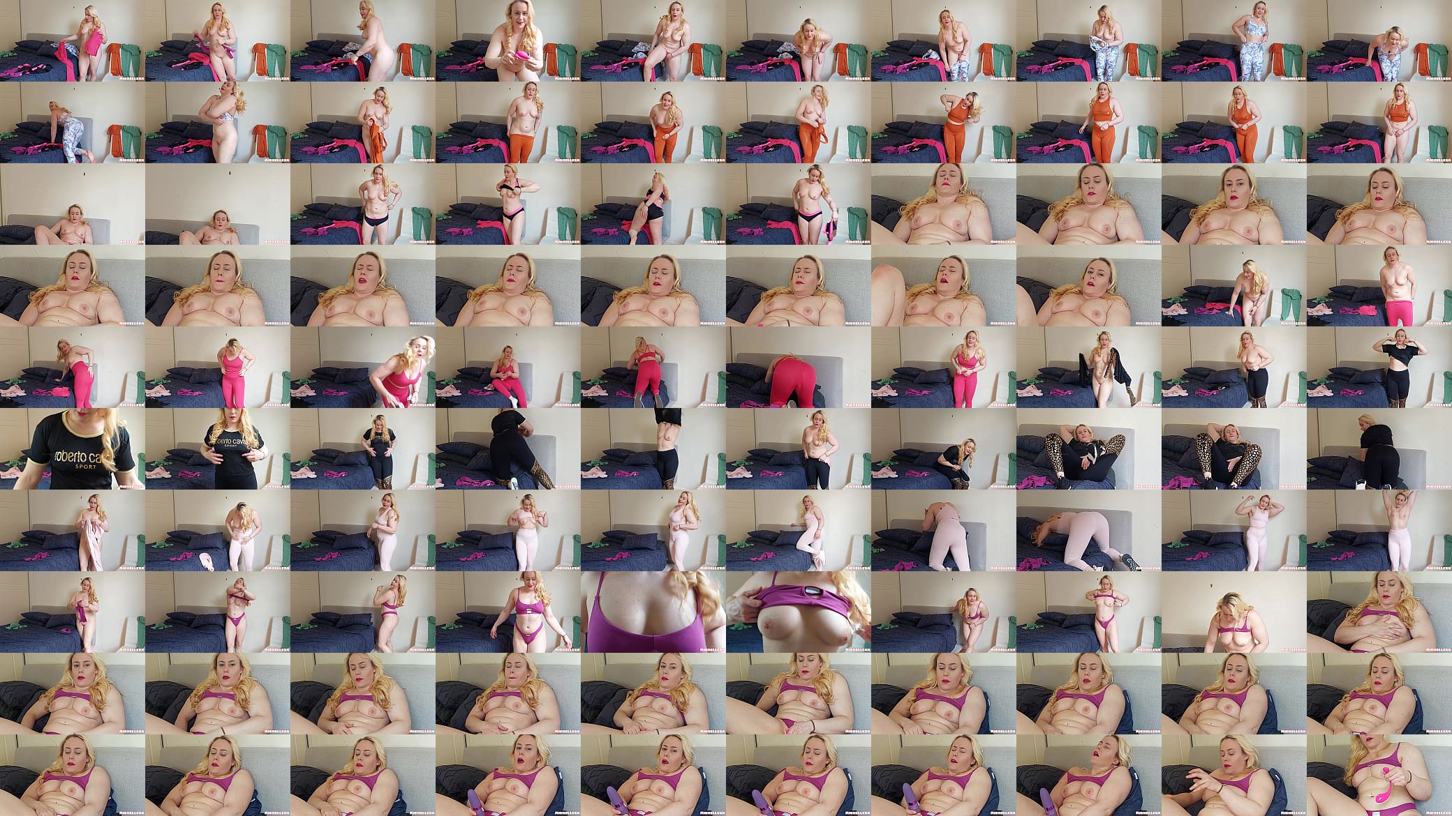 Try on haul, try not to cum blonde milf 预览图
