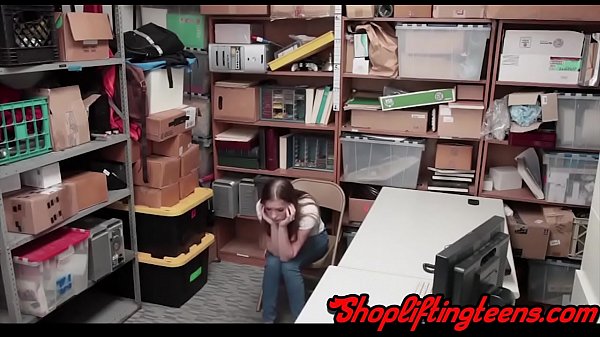 Real teen shoplifter gets railed after getting caught stealing