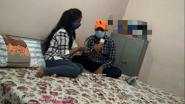 Horny girl takes a dick and a lolipop in her dirty mouth at the same time