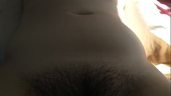 Licking a big hairy pussy