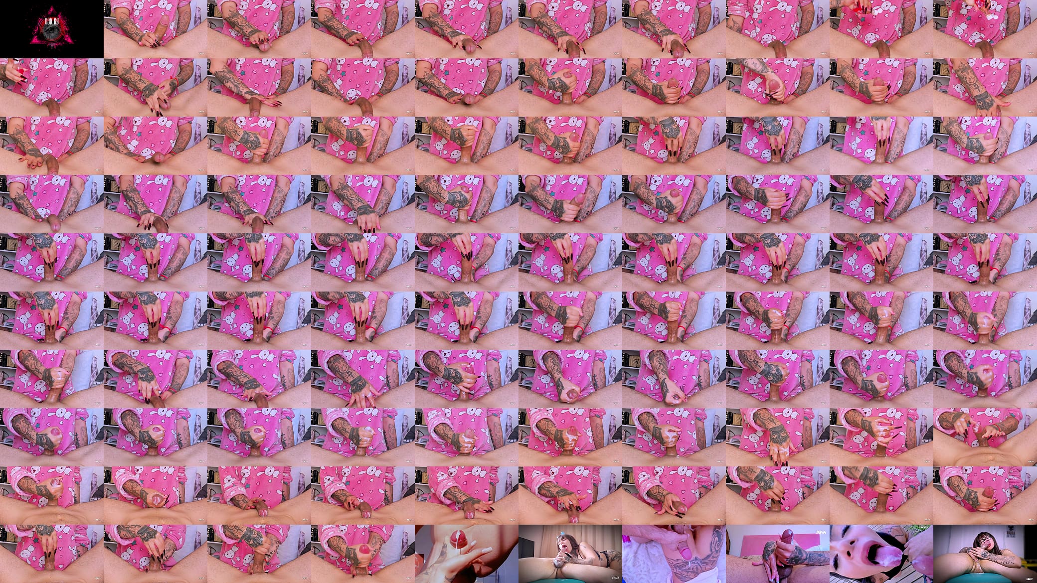 Stepsister tira uma grande carga de porra na punheta sensual com unhas longas 预览图