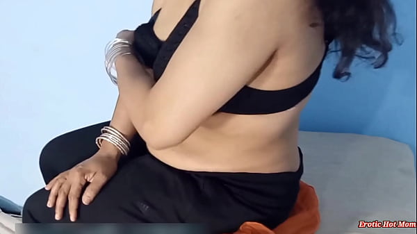 Hot anal fucked in doggy style on table wearing Black Bra but first Desi Sara gives sexy handjob while talking dirty xxx in hindi