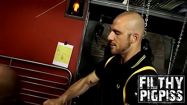 Horny Yenier and Nicos love anal fuck after pis...