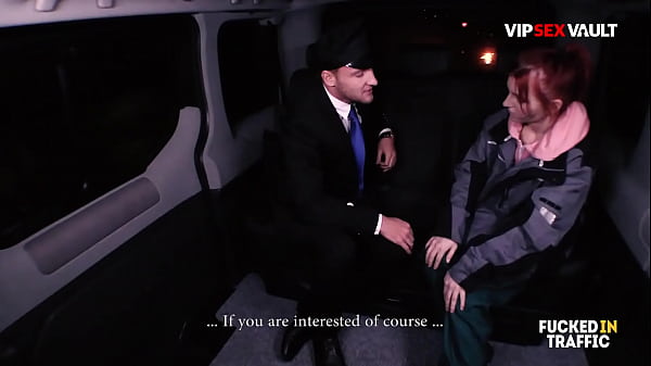 Czech Babe Vanessa Shelby Cum Covered By Big Dick Chauffeur In The Cab - FUCKED IN TRAFFIC