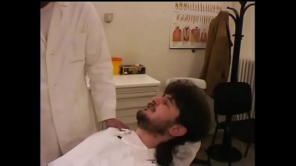 Hot dentist in white stockings shagged by patient