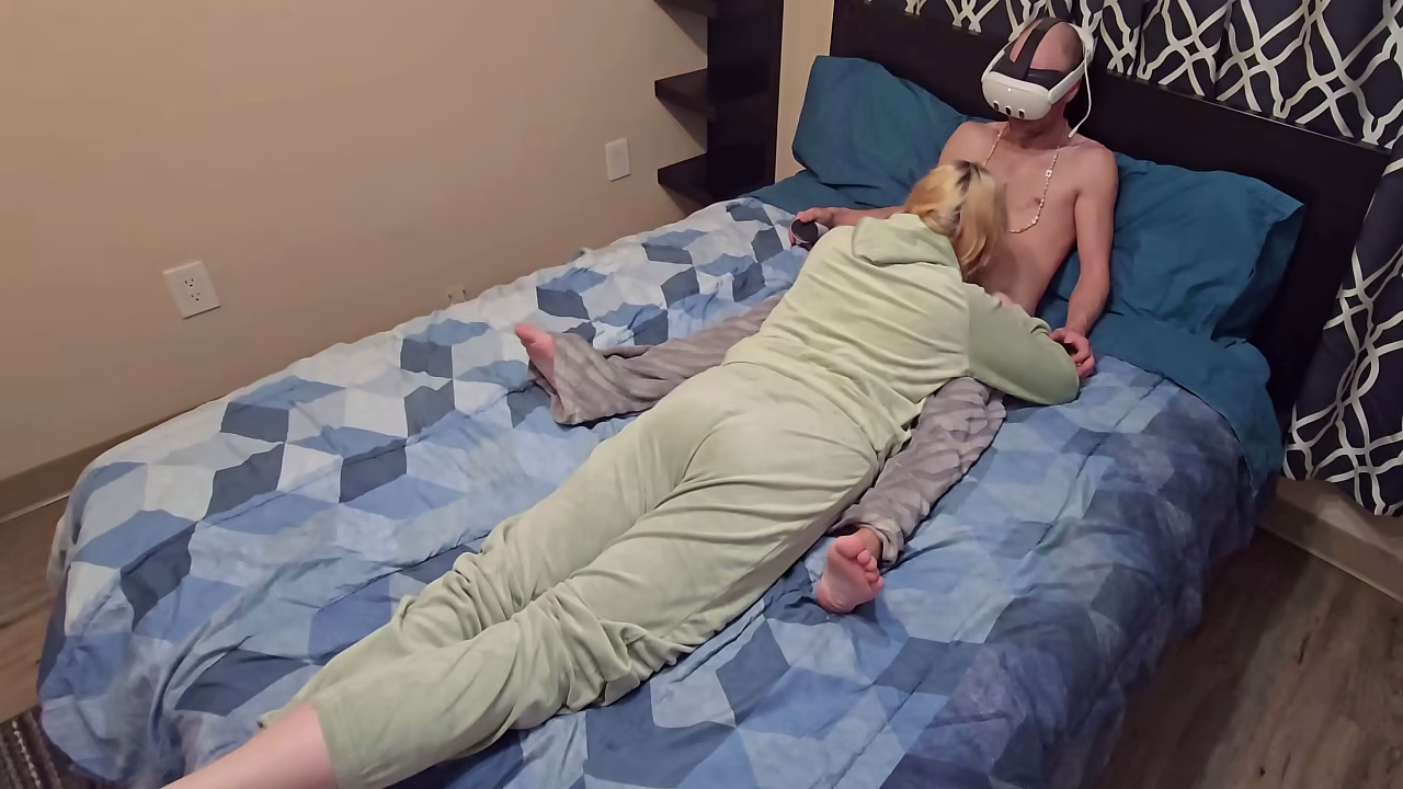 Caught Watching Threesome Porn By Step Sister... But She Offers To Help Out!