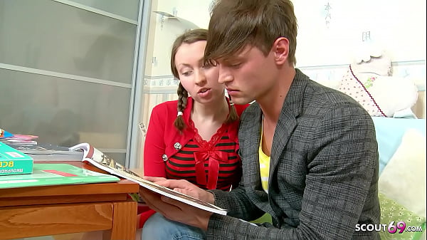Bro seduce Cute Virgin Step Sister to her First Anal Sex