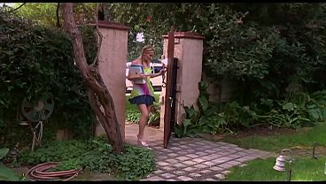 Horny male also fucks a beautiful blonde slut in the ass