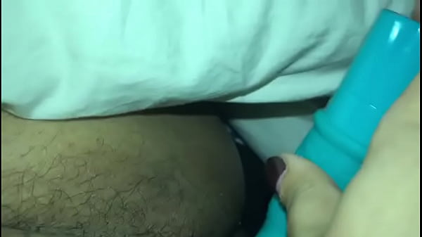 Slut masturbating with dildo