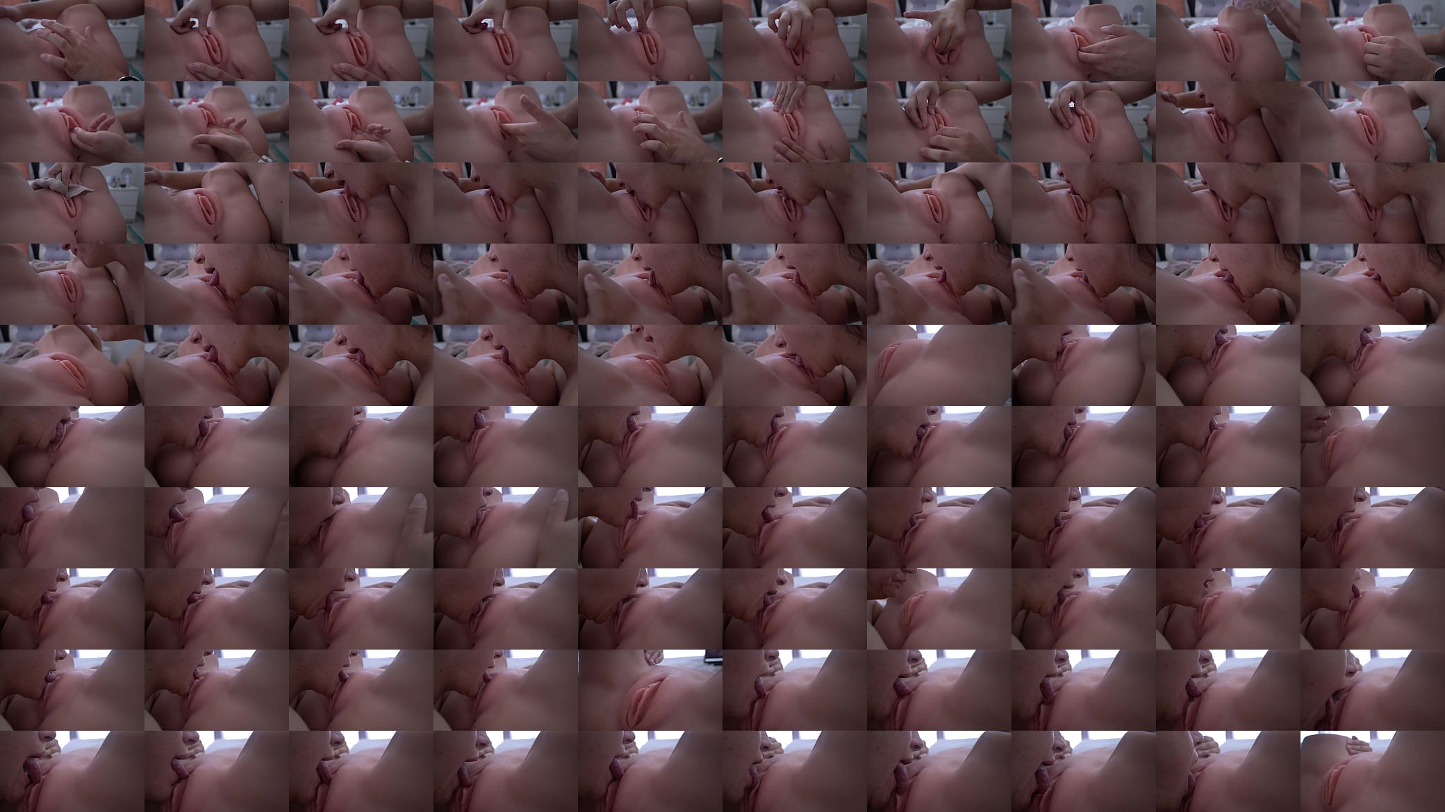 Pussy Licking ASMR Close up - Amateur Alexis Licking Pussy For The First Time 预览图