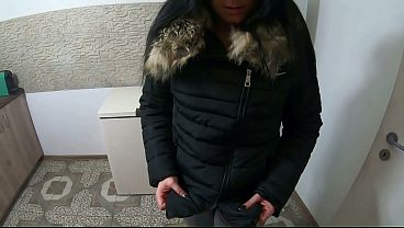 Cum-Stained Downjacket & Rough Fuck &ndash; Facefuck, Anal Fingering & Messy Finish