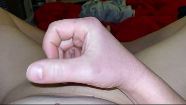 Download Video - sexy boy massage on bed has hot cum shot