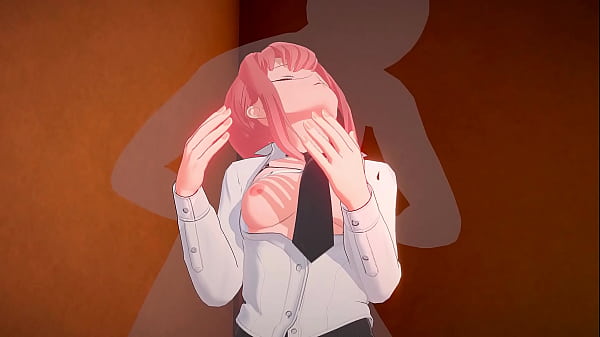 Miss Makima moans while being penetrated - 3D Hentai