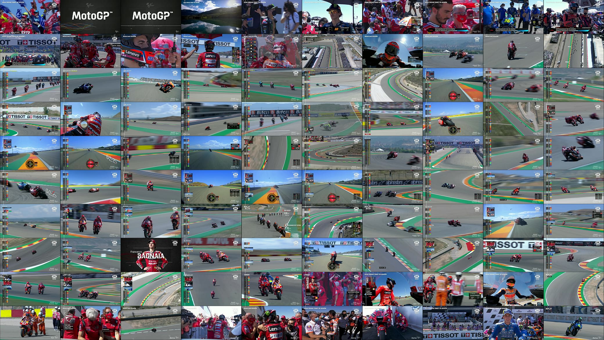 MOTO GP  Mundial de Motovelocidade  Moto Principal  Race (corrida)  GP de Arag&oacute;n  12/09/2021 预览图