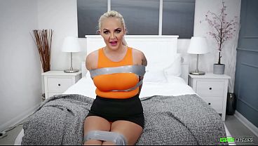 Blonde HOT girl put in BDSM EP 90 sec