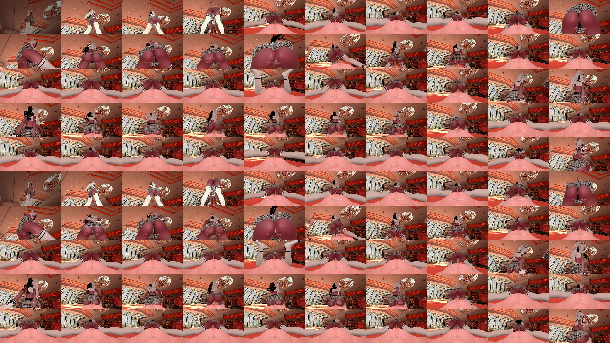 POV Ebony Ass Job To Fuck Lap Dance VRChat ERP 预览图