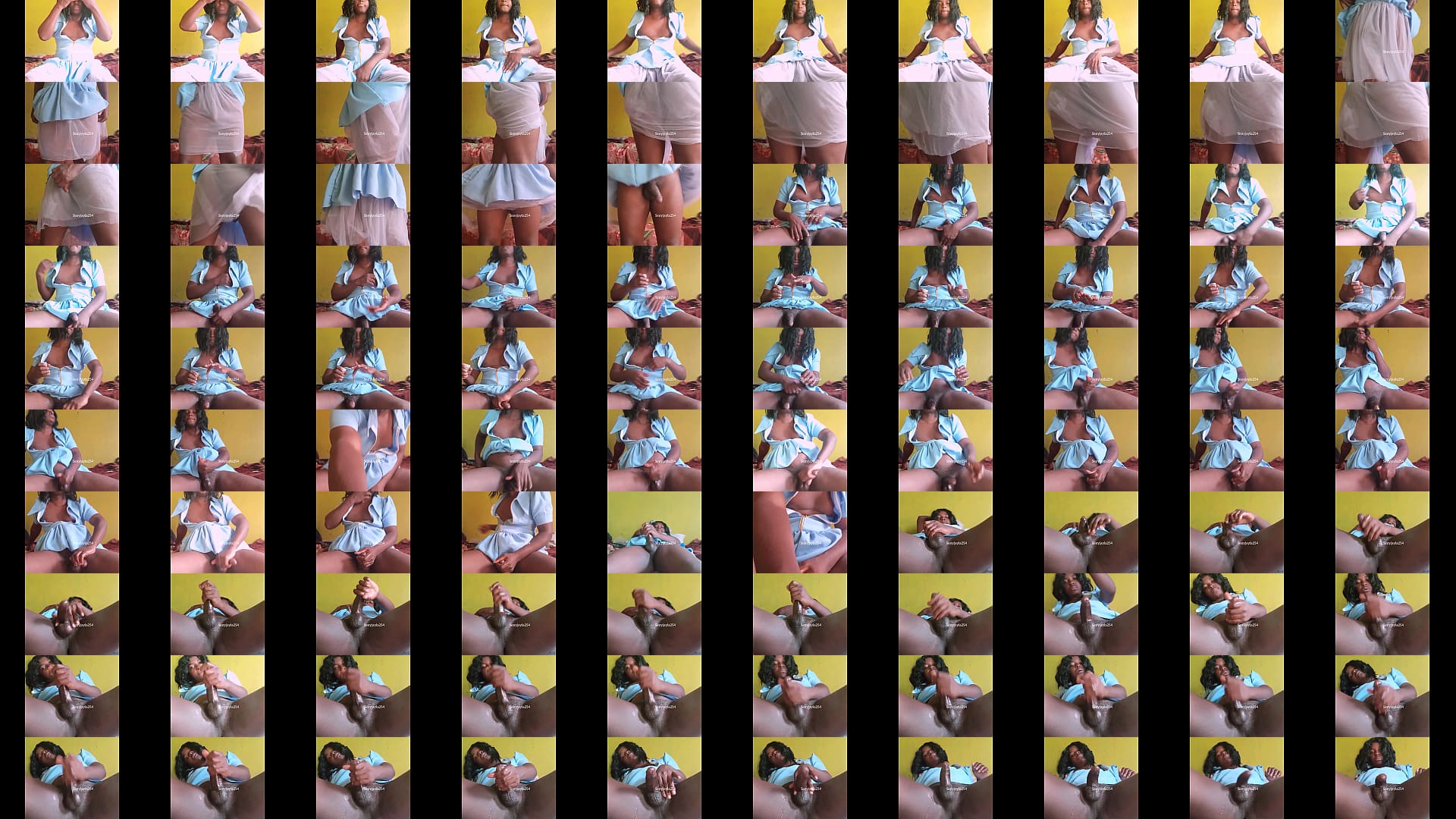 Watch Sexyjayla254 big dick crossdresser jerking off until she cums 预览图