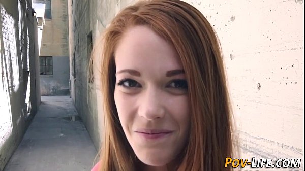Redhead pov teen cumshot
