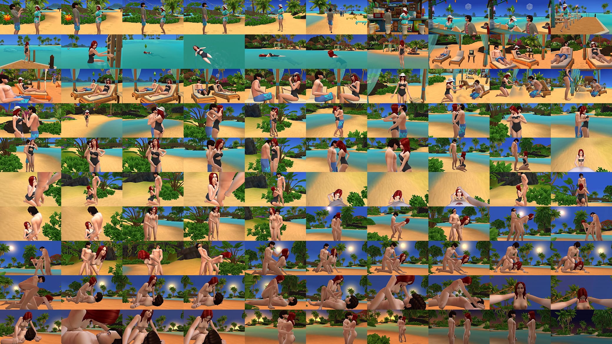 The Sims 4 - Tropical Vacation Sex 预览图