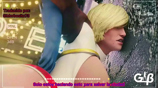 Power girl fucked by BBC sub spanish