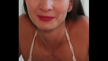 Deep morning blowjob with dick riding and cum in mouth - PHONE VERSION