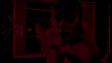 Busty Red Devil Seduction