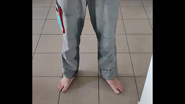 Peeing in the kitchen