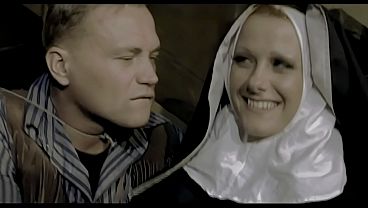 This nun is a big slut takes two cocks and enjoys a dp