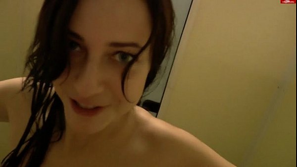 Geman girl fucks in public restroom