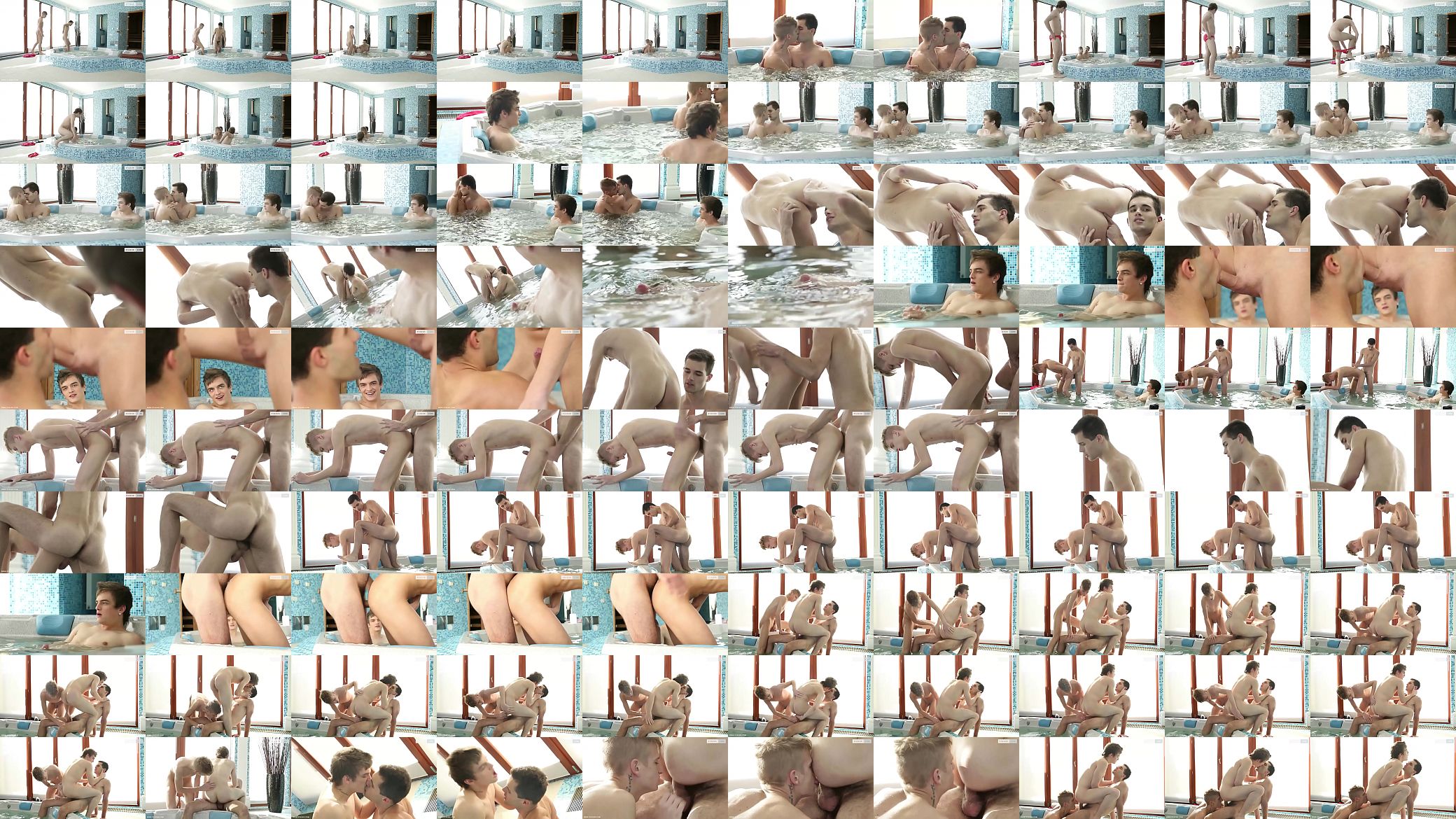threesome boys in pool 预览图