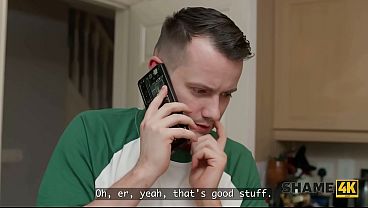 SHAME4K. The Secretary Seduced her Boss's Stepson and had Sex with him on the Office Desk