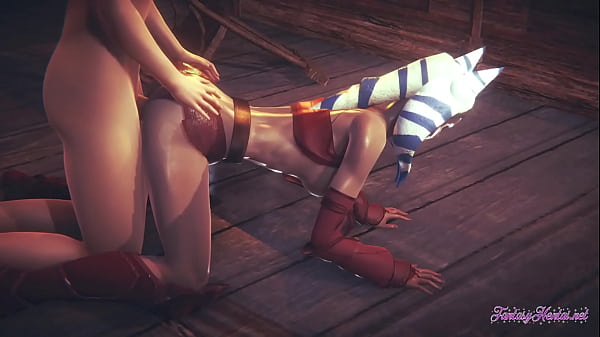 Ahsoka Gets Her Mouth Filled With Cum After Rough Fuck