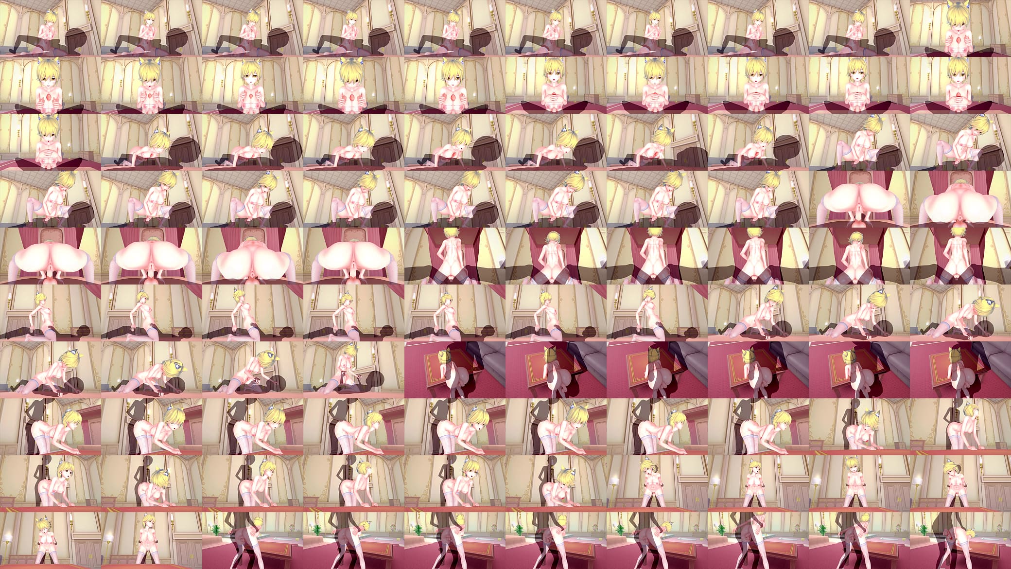 3D HENTAI | LARGE BREASTS | STOCKING | BIG ASS | BLONDE 预览图