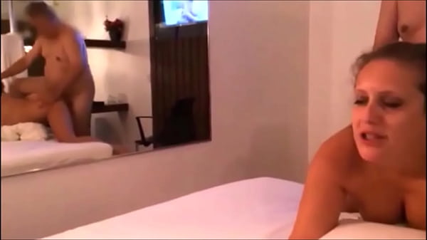 the boss broke my ass and told my husband to film - really amateur liberal couple - complete in red