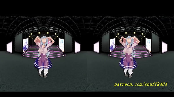 vr180 mmd Lamy dance 3d hololive