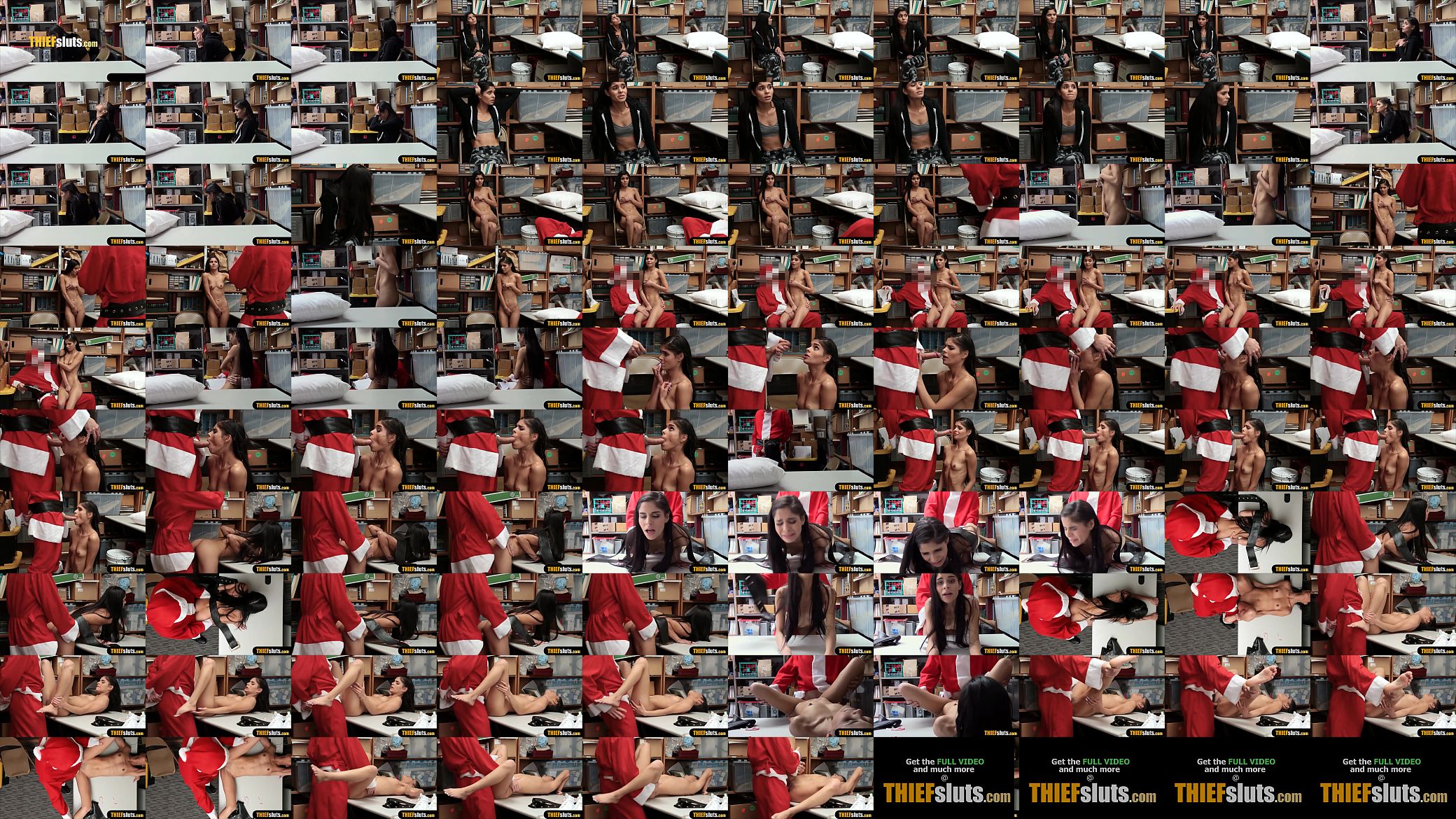 Santa is coming to town and fucks a latina teen thief 预览图
