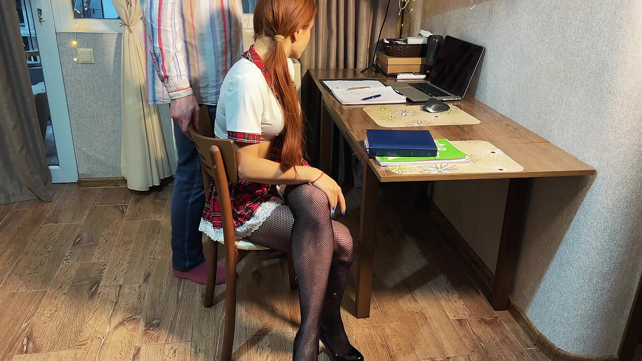 La estudiante MyRedFoxGirl con un atuendo sexy y un gran trasero sedujo a su profesor de matemáticas [TRAILER]
                   stockings cumshot petite amateur homemade redhead pigtails teacher school student high heels fishnet pantyhose big ass russian sexy outfit real couple slutty outfit myredfoxgirl muchos negros