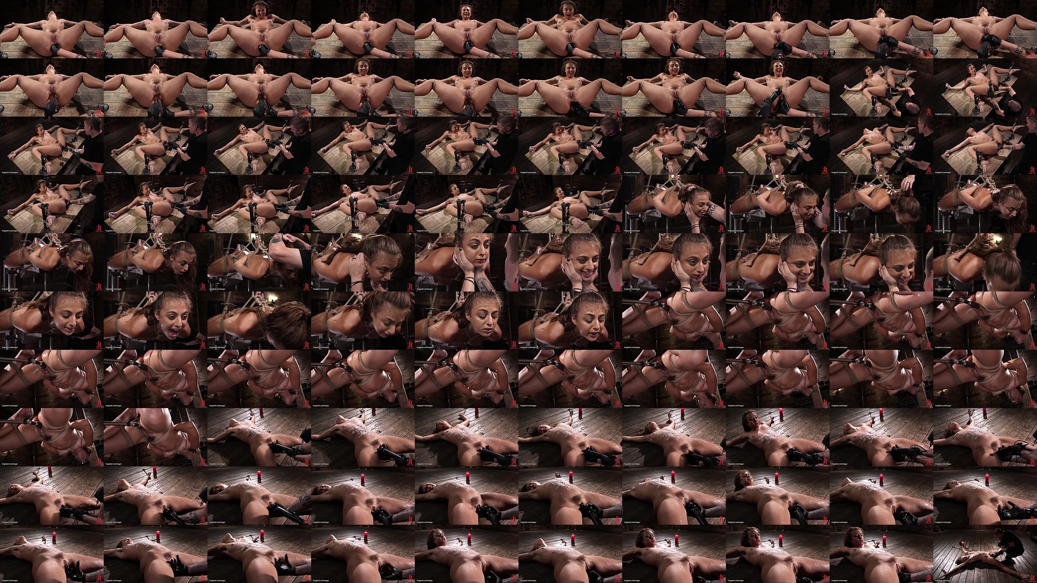 Hogtied beauty pussy machine fucked 预览图