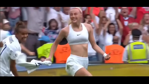 English lesbians play chase in public