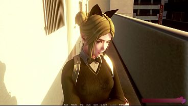 Murmur 9: Adam Presses Yui's Boobs First Time Apartment