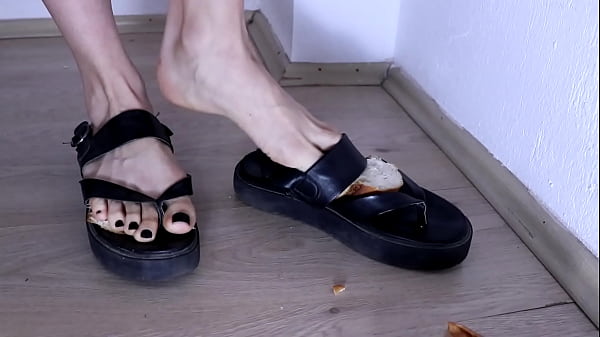 Goddess Nulien-Bread Crush With Black Platform Sandals (Preview)